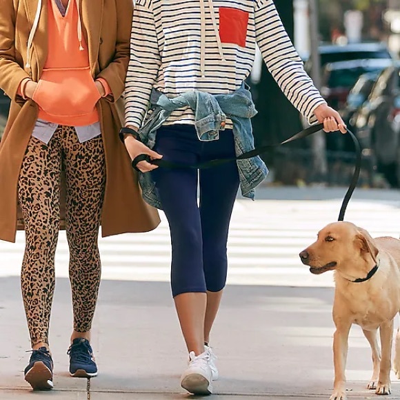 Last one J. Crew Weekend high-rise leggings in leopard - Picture 5 of 13